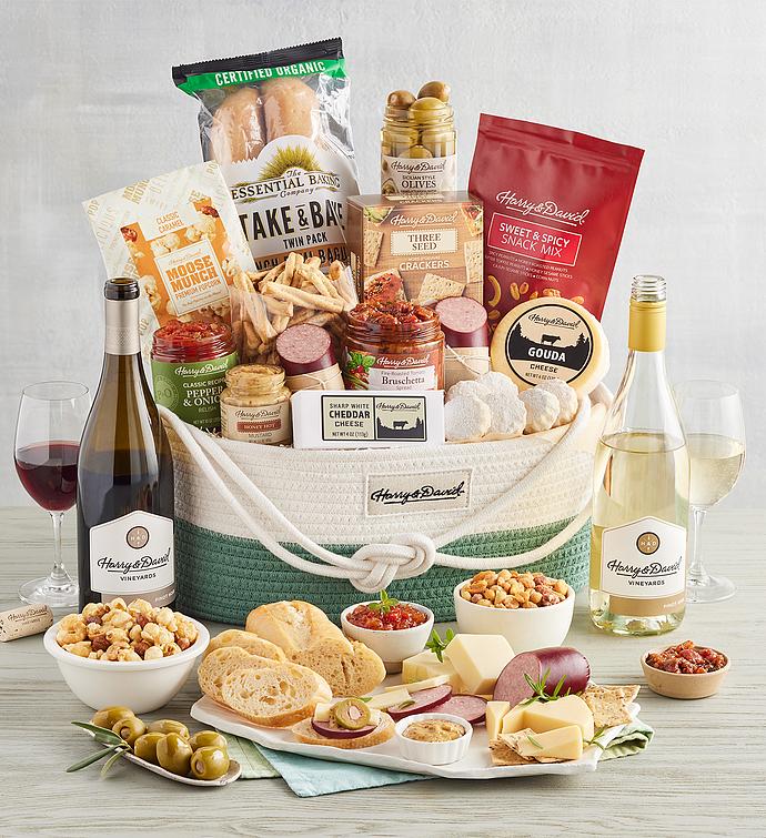 Wine and Cheese Board Gift Basket Store Maryland Gift Basket