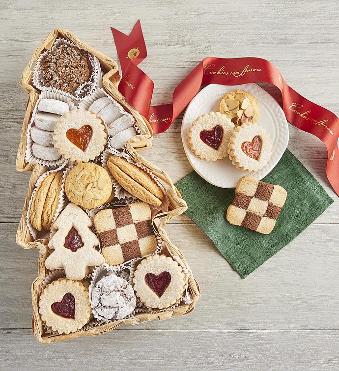 Christmas Tree Cookie Basket