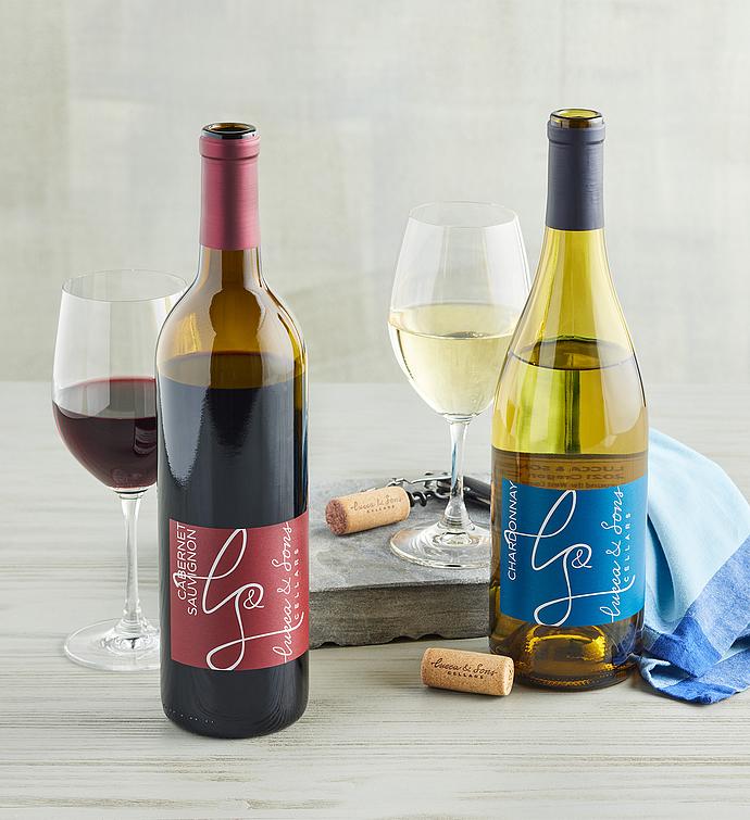 Lucca &amp; Sons™ Red and White Wine Duo