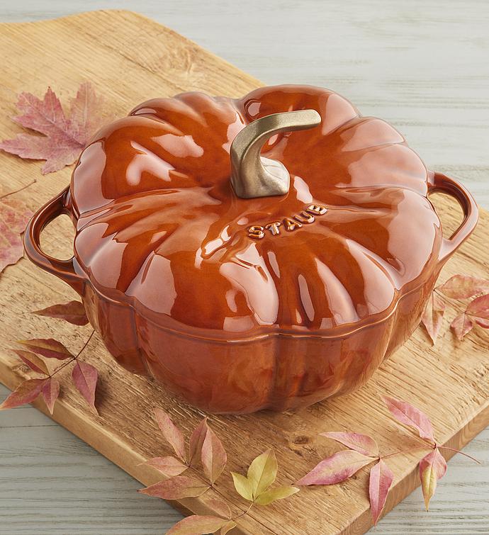 Staub® Enamel Cast Iron Pumpkin Cocotte - 3.5 qt