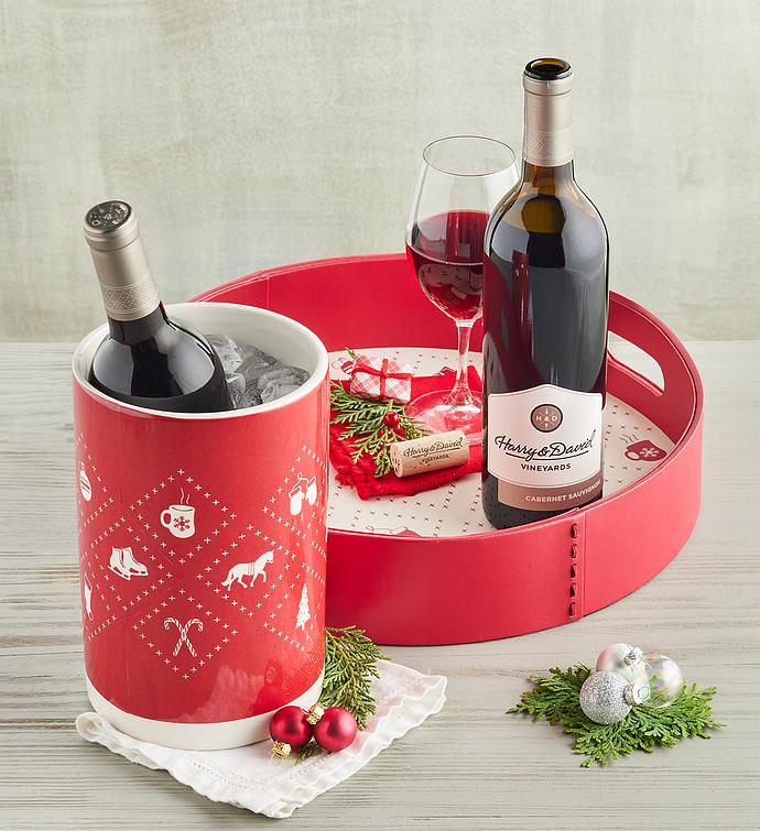 CellarDine Red Wine Warmer & White Wine Chiller, Gift Set