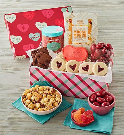XOXO Valentine Box Gift Basket - Small