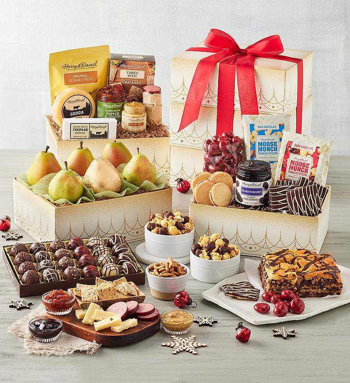 Holiday Sweet and Savory Gift Tower