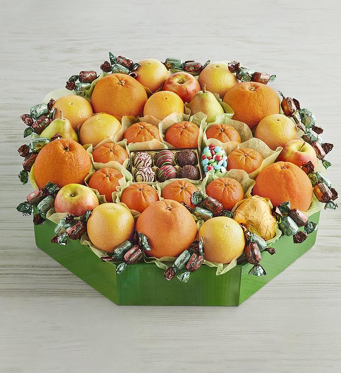 Grand Holiday Fruit Wreath