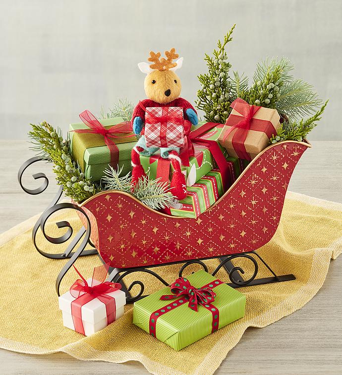 Meat and Cheese Sleigh Gift