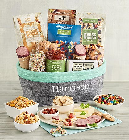 Custom Christmas Holly Snack Container (Personalized)