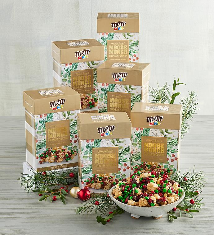 Moose Munch® Premium Popcorn Holiday M&M'S® Minis 6 Pack
