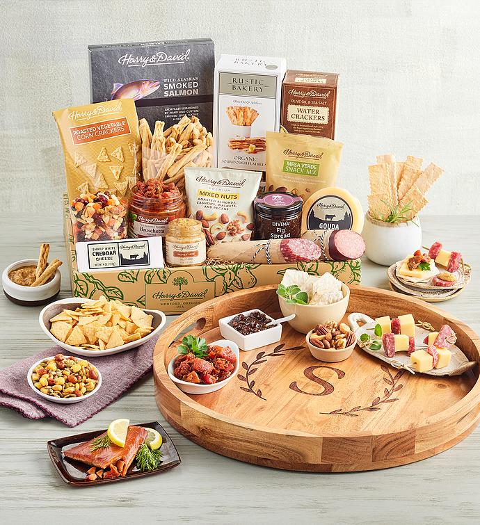 Personalized Tray with Sweet and Savory Treats