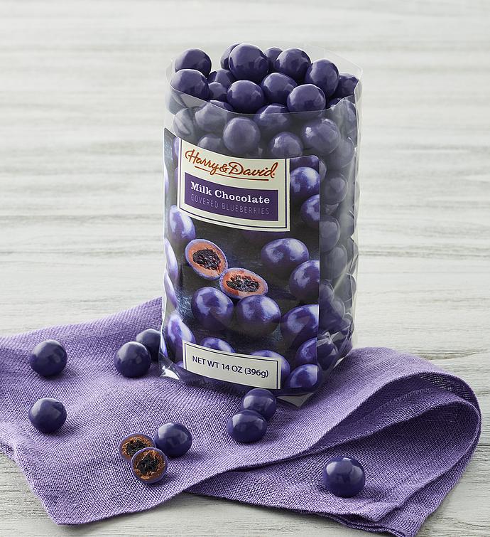 Milk Chocolate-Covered Blueberries