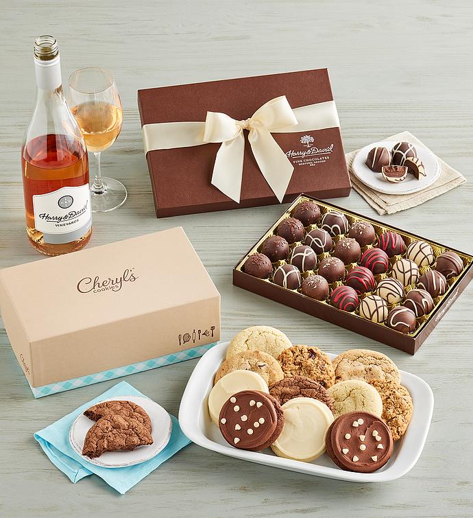 Cheryl's® Cookies, Chocolate Truffles, and Wine