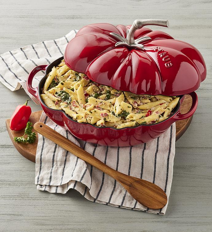 Staub® Enamel Cast Iron Tomato Dutch Oven qt