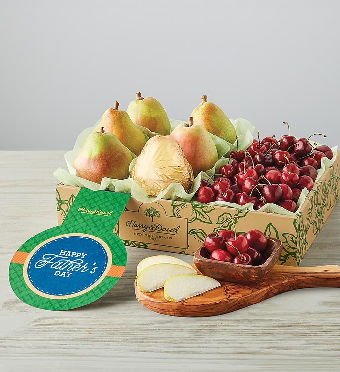 Father's Day Pears and Cherries Fruit Gift