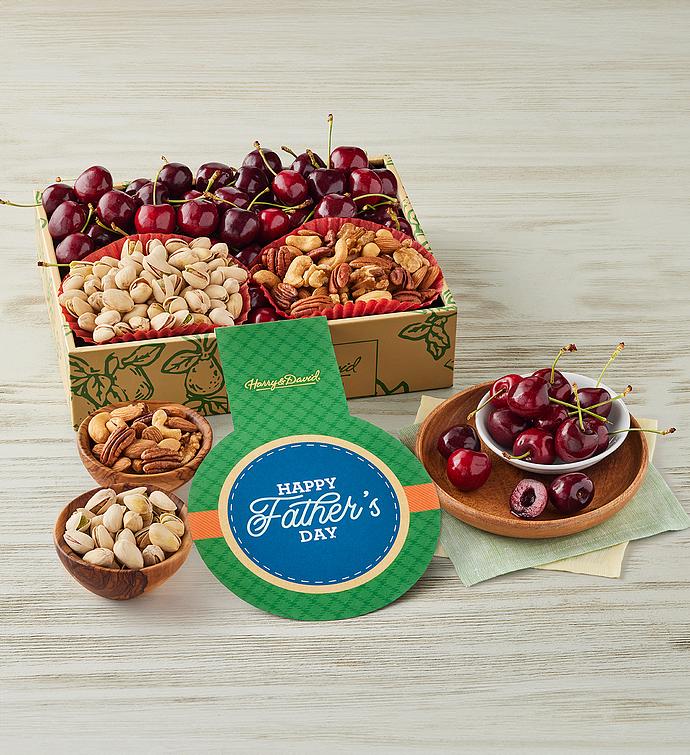 Plump-Sweet Cherries and Nuts for Dad