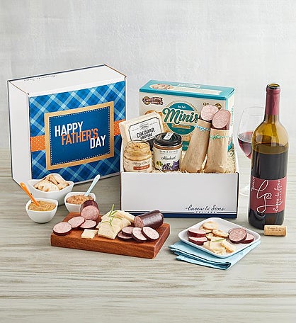 Father's Day Market Box with Wine