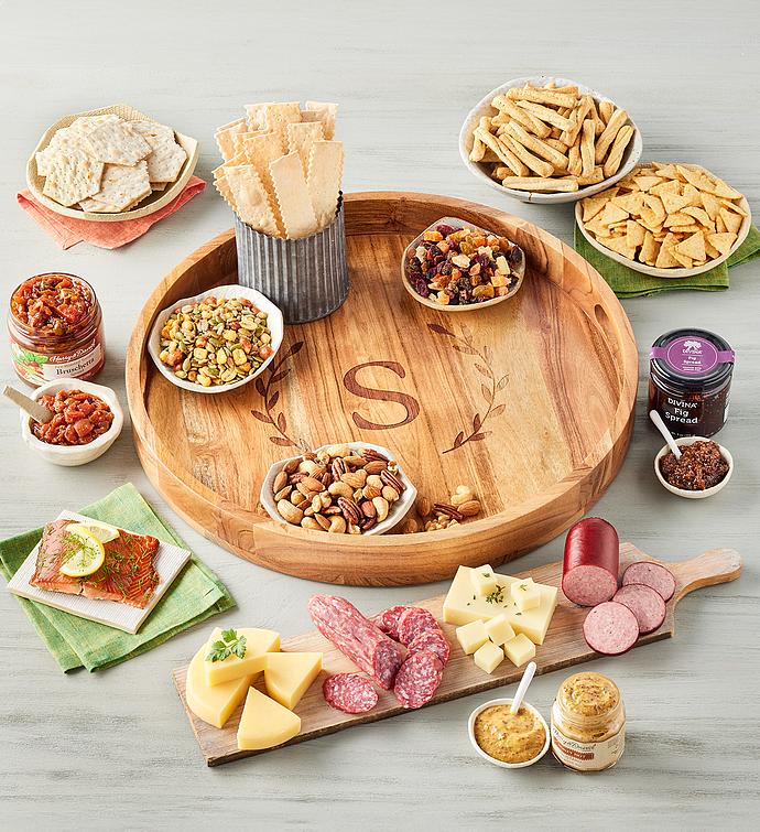 Personalized Tray with Sweet and Savory Treats 