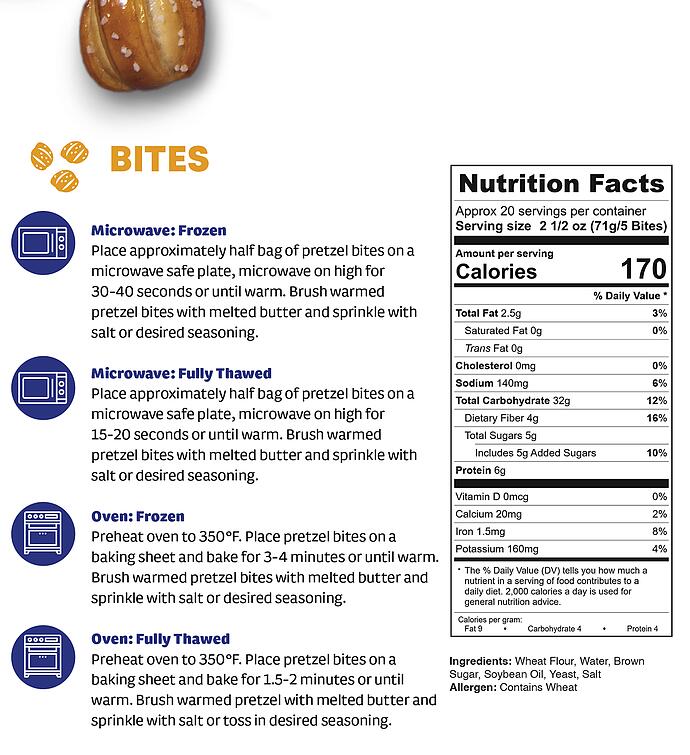 Auntie Anne's® Classic Pretzel Twists and Pretzel Bites