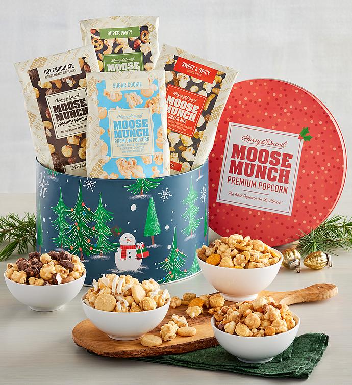 Moose Munch® Premium Popcorn Holiday Tin