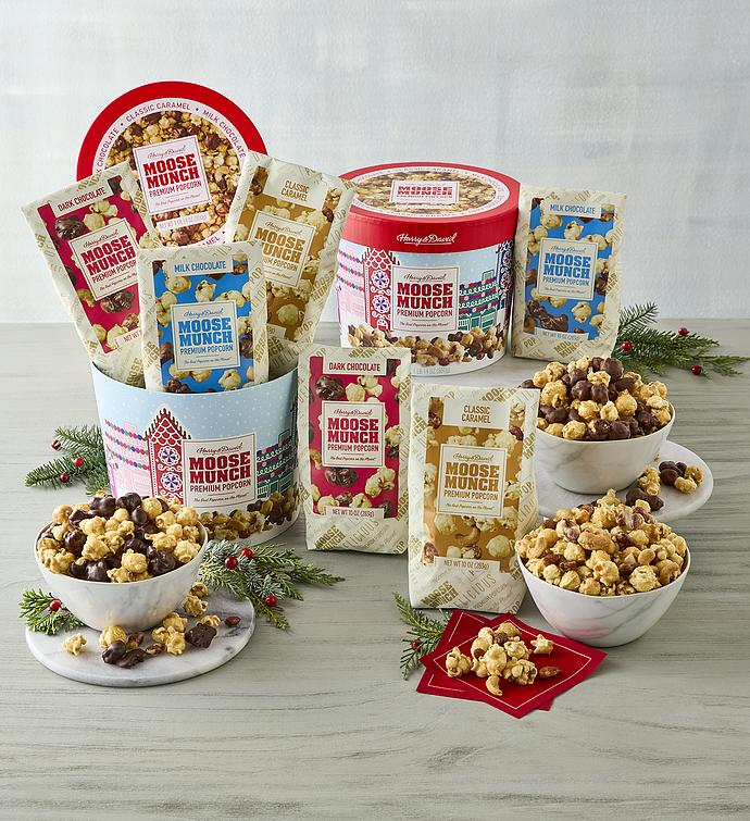 Moose Munch® Premium Popcorn Holiday Drum   2 Pack