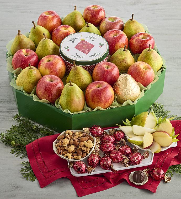 Deluxe Pears and Apples Wreath