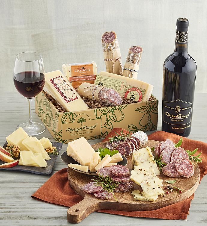 Charcuterie and Cheese Assortment with Harry & David™ Reserve Cabernet Sauvignon