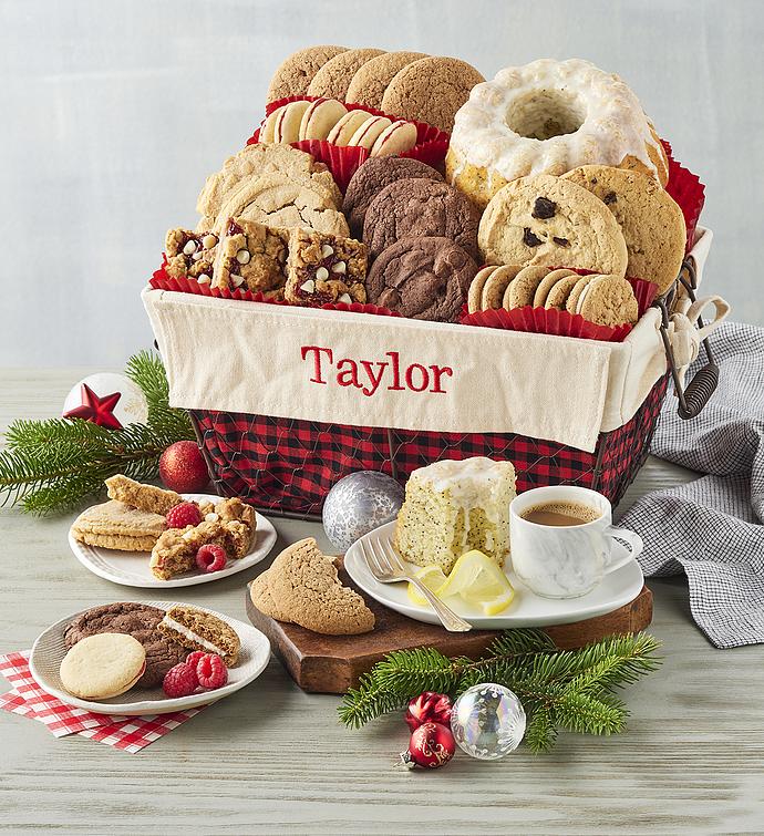 Personalized Holiday Bakery Basket