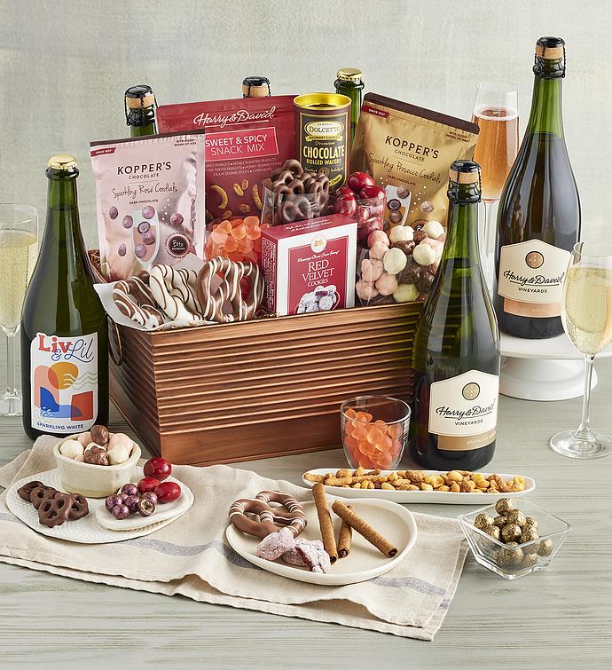 Ultimate Sparkling Wine Gift Basket 