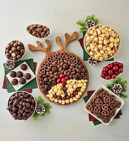 Reindeer Chocolate Sweets Board