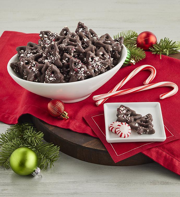 Bear Creek Snacks™ Chocolaty Peppermint Tree Pretzels