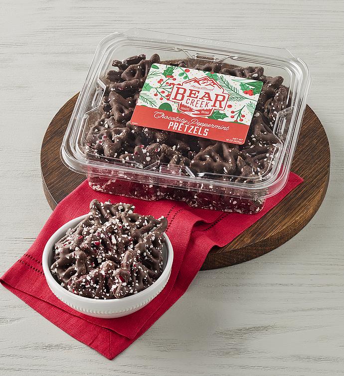 Bear Creek Snacks™ Chocolaty Peppermint Tree Pretzels