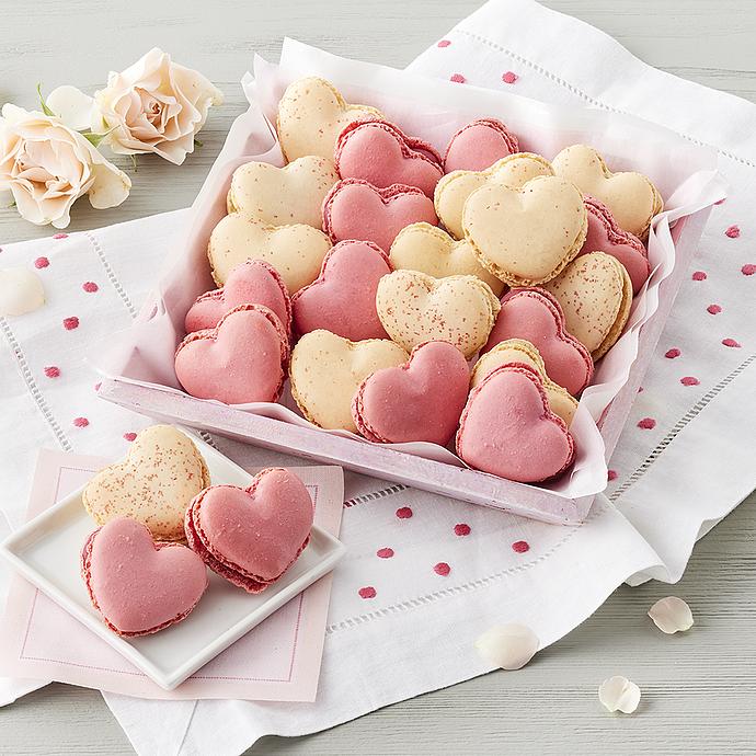 Heart Macarons