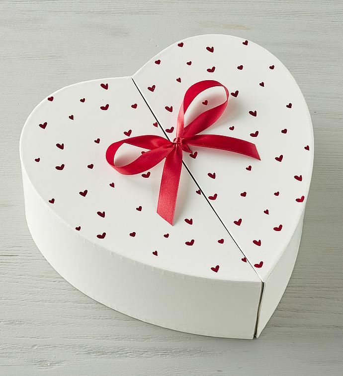 Heart-Shaped Gift Box of Treats