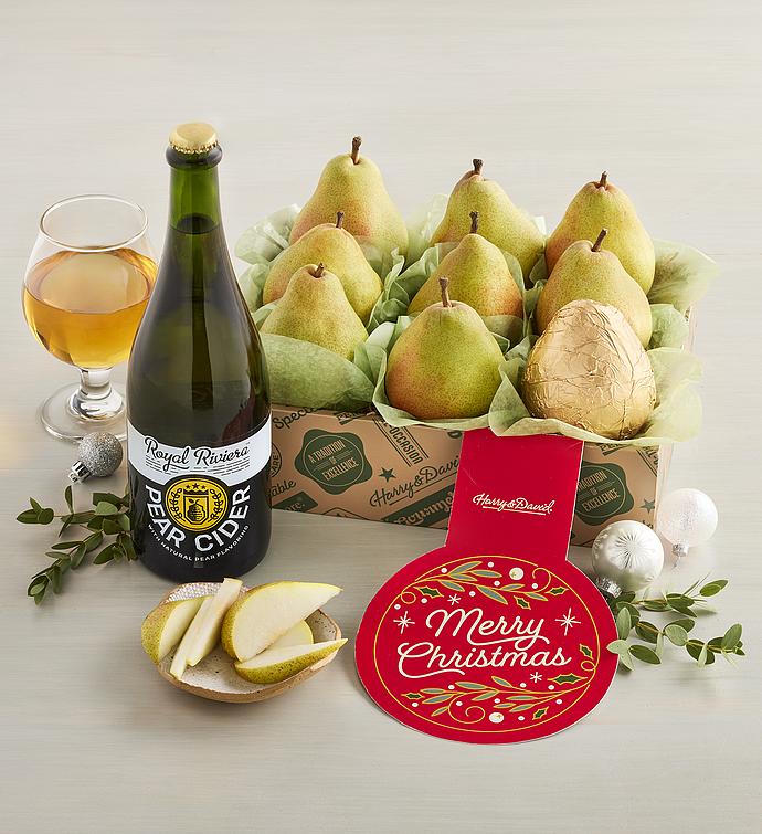Christmas Pears with Royal Riviera™ Hard Pear Cider 