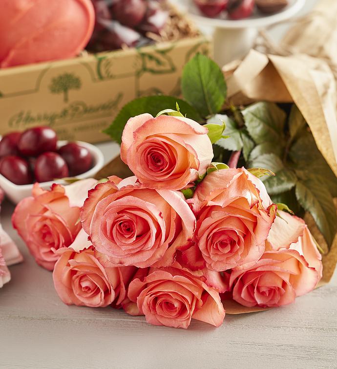 Classic Valentine's Day Gift Box with Roses