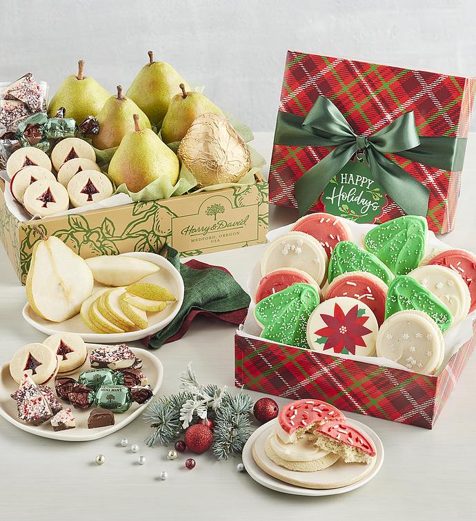 Classic Christmas Gift Box with Cheryl's® Holiday Cookies