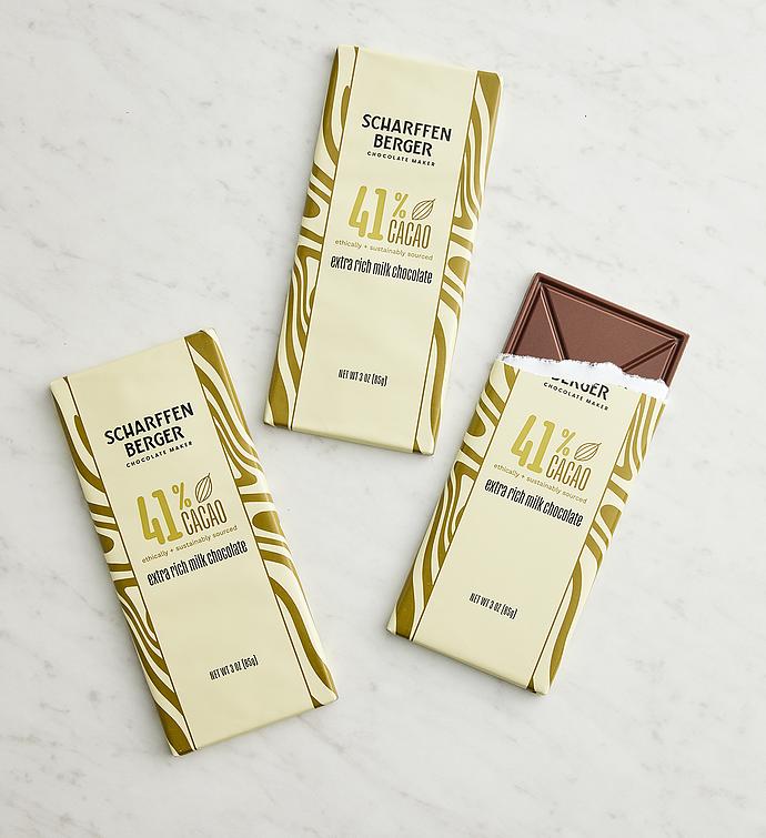 Scharffen Berger® 41% Cacao Rich Milk Chocolate Bar   3 Pack