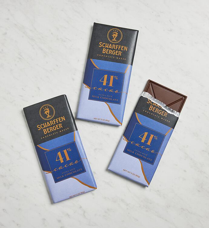 Scharffen Berger® % Cacao Rich Milk Chocolate Bar Pack