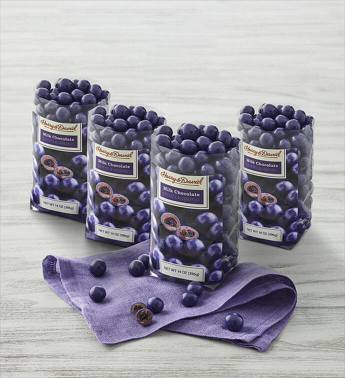 Milk Chocolate Covered Blueberries 4 Pack