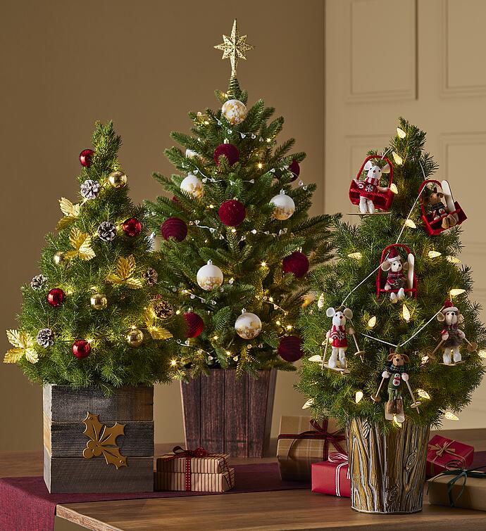 Holiday Decorated Artificial Christmas Tree