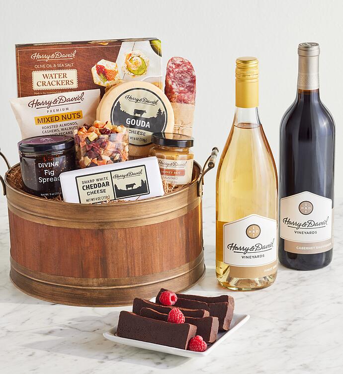 Wine Barrel Gift - 2 Bottles