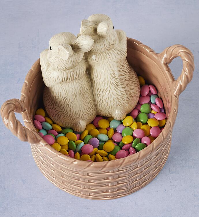Easter Bunny Dish with Treats