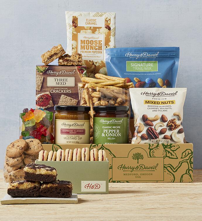 Harry & David® Grand Gift Box with Sweet and Salty Treats