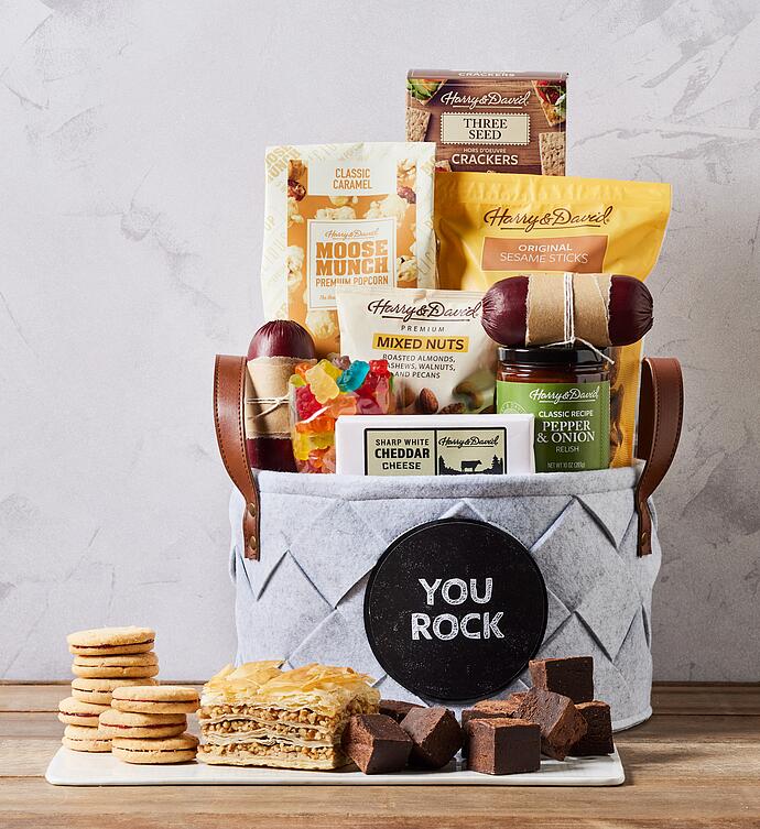 Deluxe "You Rock" Gift Basket