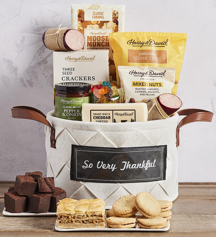 Deluxe "So Very Thankful" Gift Basket