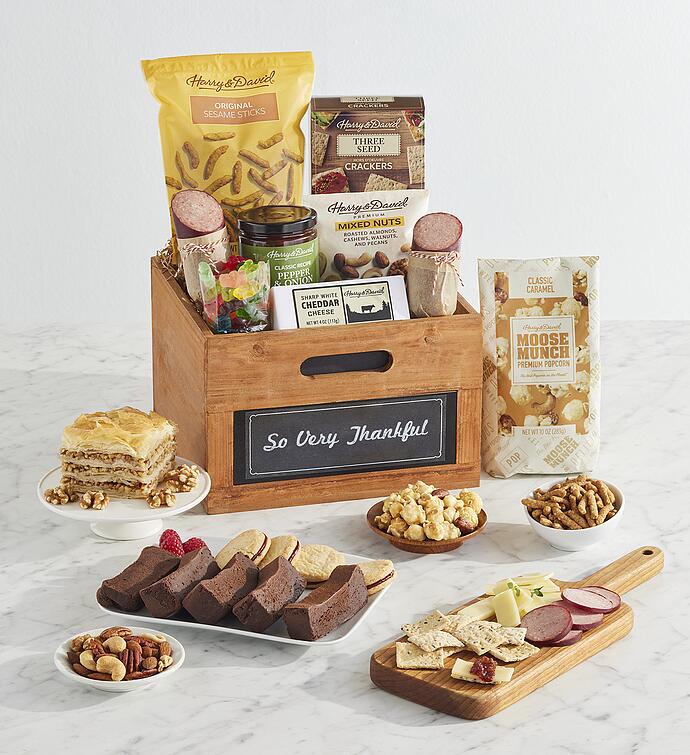 Deluxe "So Very Thankful" Gift Basket