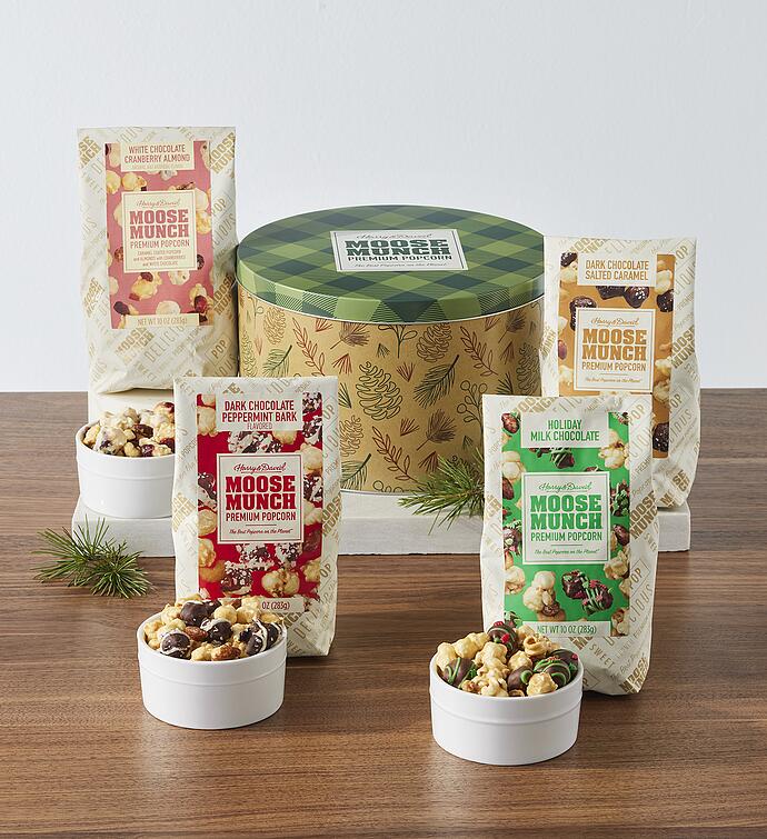 Moose Munch® Premium Popcorn Holiday Tin
