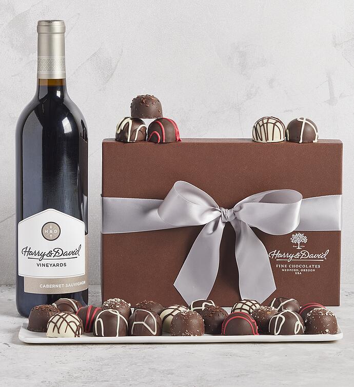 Truffles and Red Wine