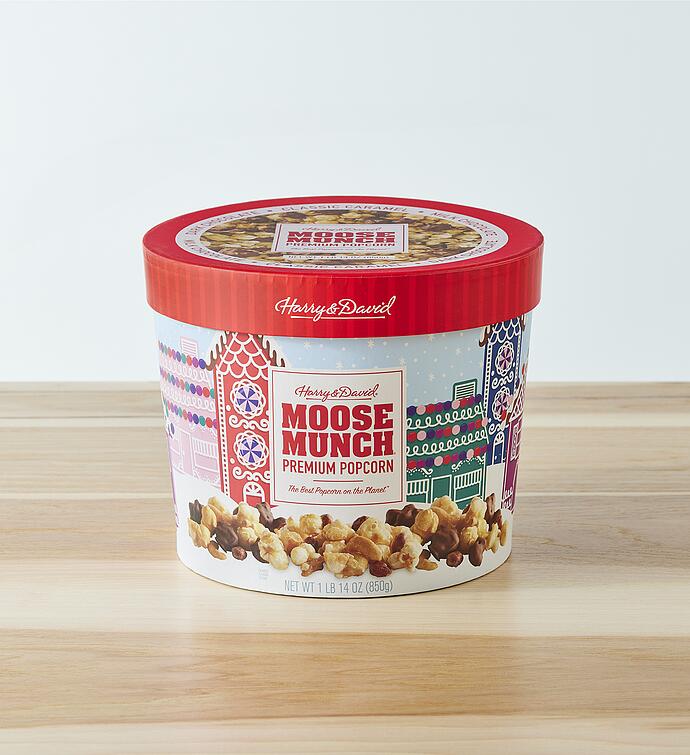 Moose Munch® Premium Popcorn Holiday Drum