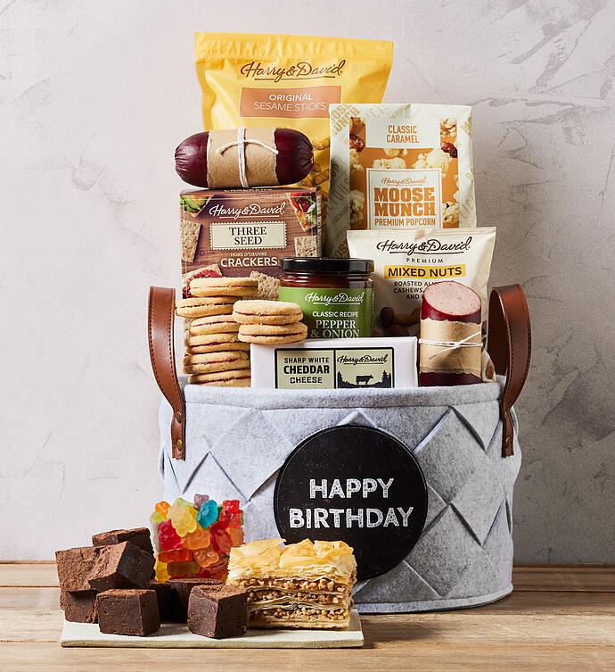 Deluxe "Happy Birthday" Gift Basket 