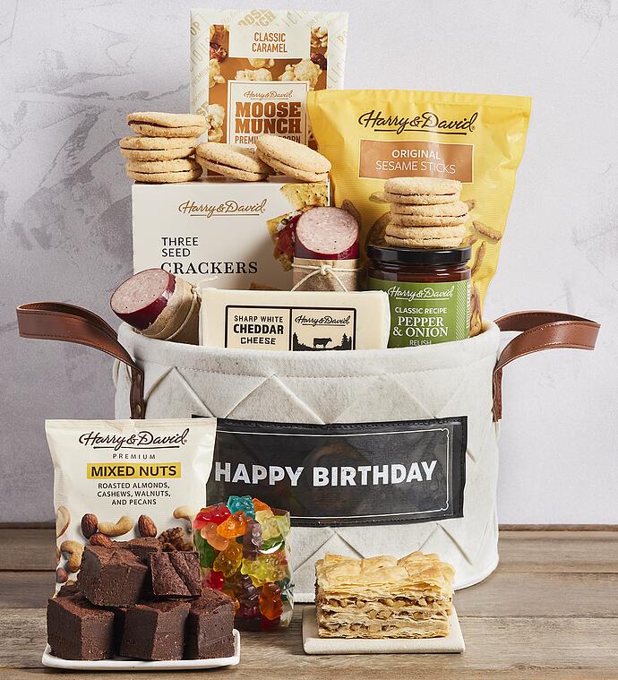 Deluxe "Happy Birthday" Gift Basket 