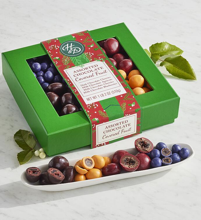 Holiday Chocolate-Covered Mixed Fruit